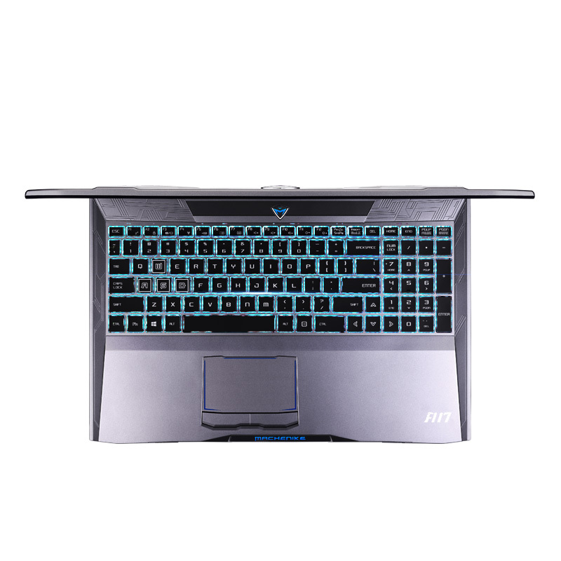 机械师F117-F2K 15.6英寸游戏本笔记本电脑(i7-7700HQ 8G 1T GTX1050Ti 4G显存 银)