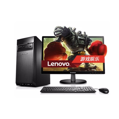 联想(Lenovo)H5050 台式机 21.5英寸显示屏(G1840 4G 1T 集显 无光驱 WIFI 蓝牙)