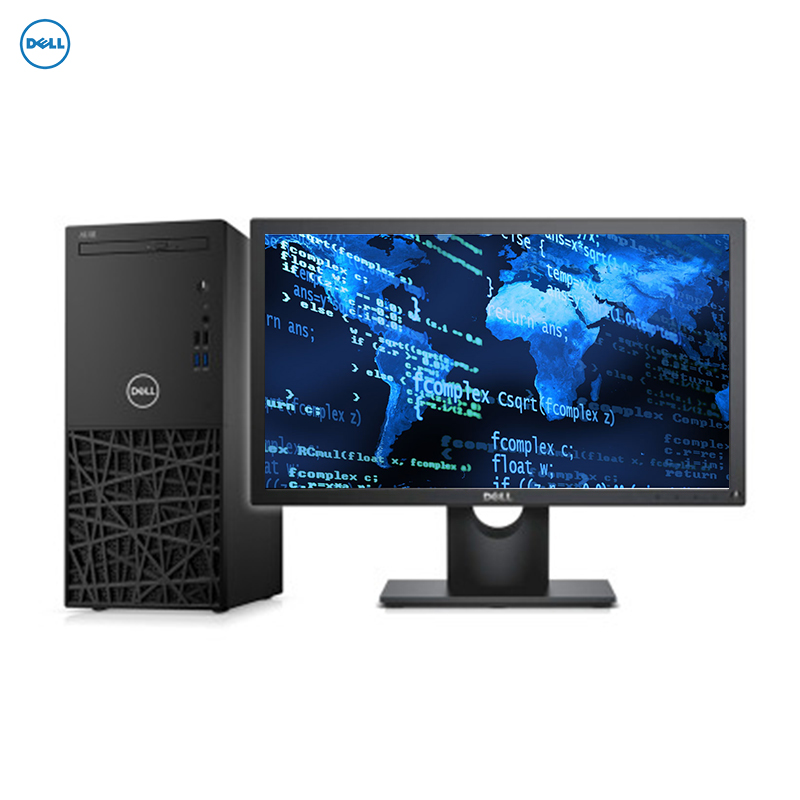 戴尔(DELL)成铭3977 商用台式电脑 21.5英寸显示器(G4560 4GB 500GB DVDRW W10H)高清大图