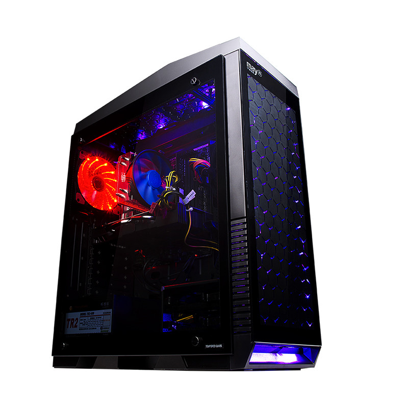 宁美国度(mayn) AMD Ryzen7 1700/RX480 4G独显 /128G+1T DIY组装机 游戏台式电脑
