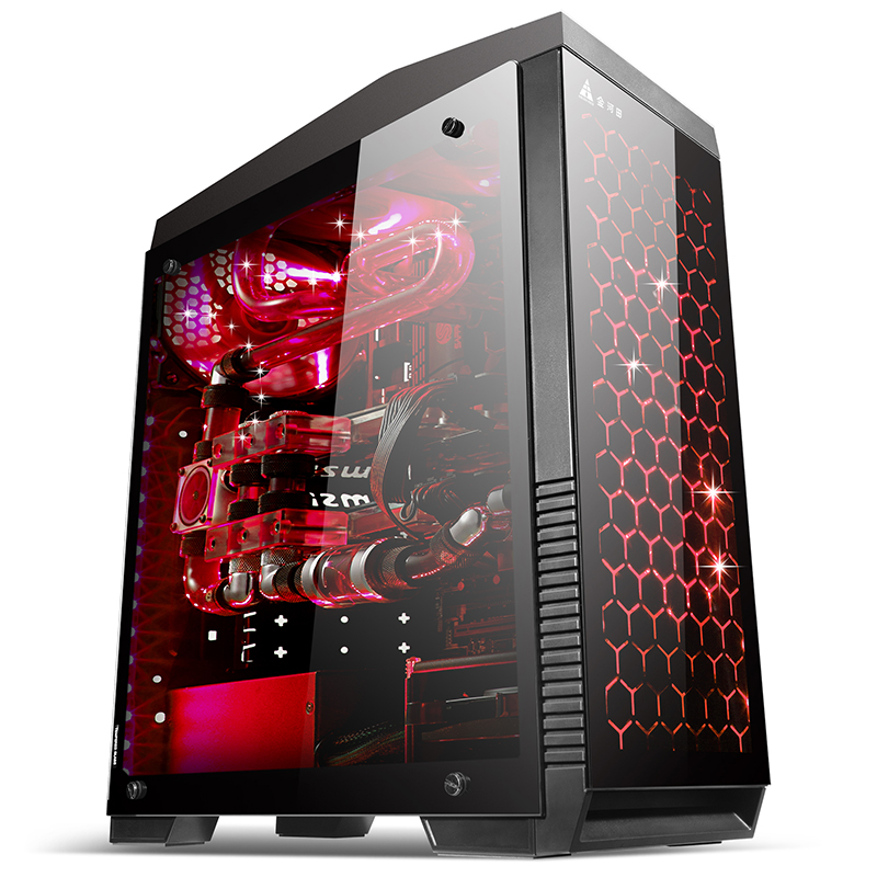 宁美国度(mayn) AMD Ryzen7 1700/RX480 4G独显 /128G+1T DIY组装机 游戏台式电脑