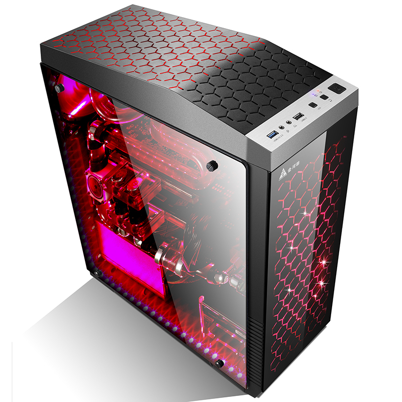 宁美国度(mayn) AMD Ryzen7 1700/RX480 4G独显 /128G+1T DIY组装机 游戏台式电脑