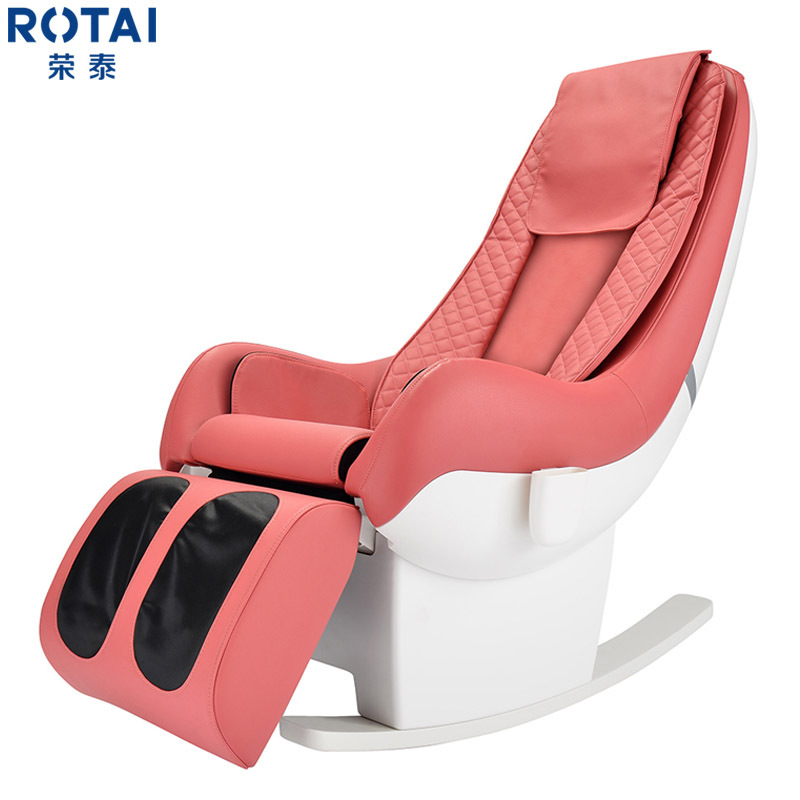 荣泰（ROTAI）按摩椅 RT5610 多功能家用 足底、小腿两用 轻松摇摆 家用全自动按摩椅 沙发椅 红色