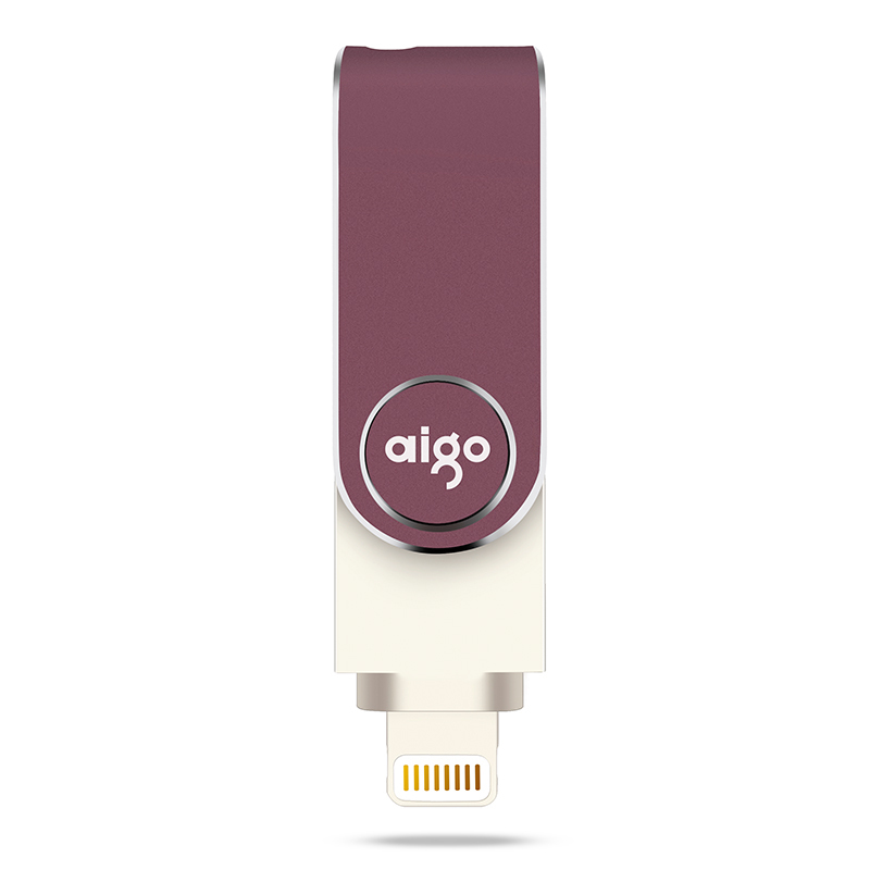 爱国者(aigo)64G苹果手机U盘 U365 USB3.0苹果官方MFI认证 iPhone和iPad双接口手机电脑用
