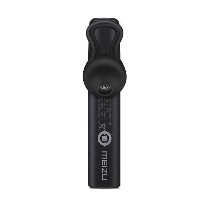 魅族(MEIZU)BH01 商务通话蓝牙耳机 蓝牙4.0 通用型 耳挂式 黑色 魅族原装手机配件类图片