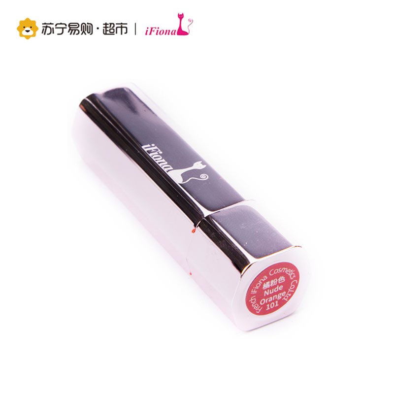 菲奥娜iFiona花漾恒彩凝润唇膏橘粉色3.8g 滋润显色