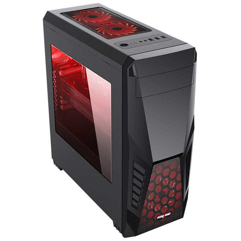雷霆世纪 复仇者V115 i5-7500/GTX1050Ti-4G 128G ssd 游戏DIY台式电脑主机高清大图