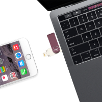 爱国者(aigo)64G苹果手机U盘 U365 USB3.0苹果官方MFI认证 iPhone和iPad双接口手机电脑用