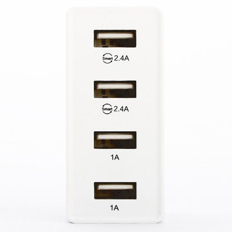 品胜(pisen)4口USB 4A充电器 手机/平板/移动电源充电器/4口充电头 (不含数据线)