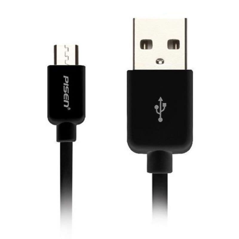 品胜 PISEN数据线手机充电线适用安卓MICRO USB 智能通用充电线1.5m黑色图片