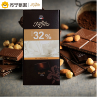 [苏宁超市] 德菲丝(Truffles) 排块装牛奶巧克力 100g 法国进口