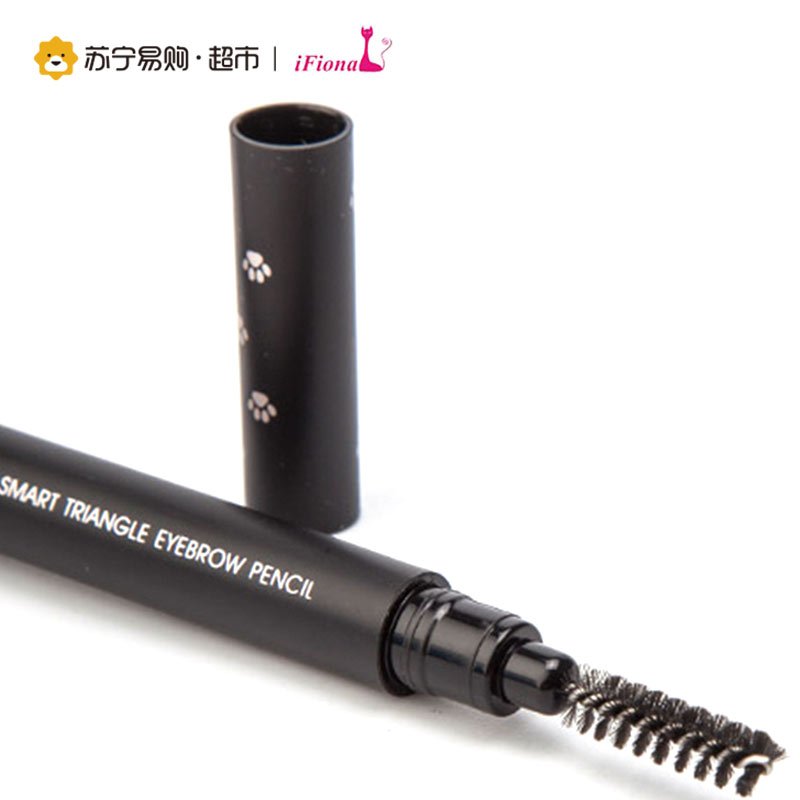 菲奥娜iFiona智慧精灵三角双头眉笔灰色0.3g 持久显色