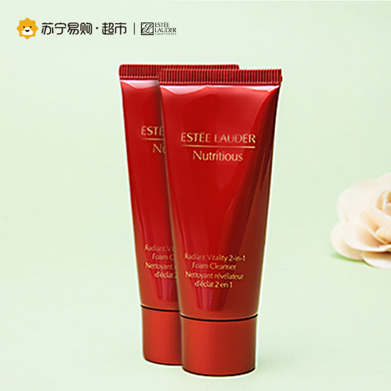 雅诗兰黛Estee Lauder鲜亮焕采泡沫洁面乳 30ml*2 深层清洁