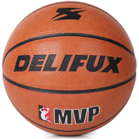 得力(deli)风行F1107吸湿PU7号篮球(橙色)(个)