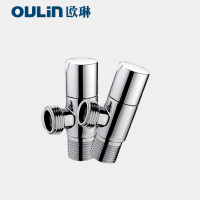 欧琳Oulin 冷热水三角阀 加厚精铜铸造 全铜角阀 止水阀 角阀套装