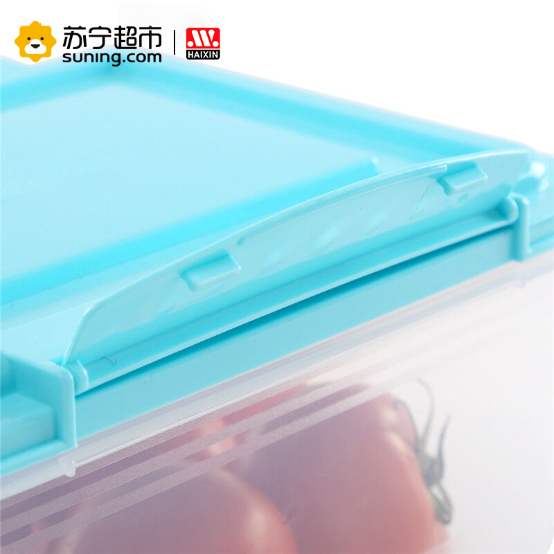 海兴(HAIXIN)密封收纳盒4.5L 天蓝色