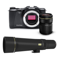 Kodak/柯达 S1(42.5-160mm)套机 黑色 微单相机翻转屏带WIFI