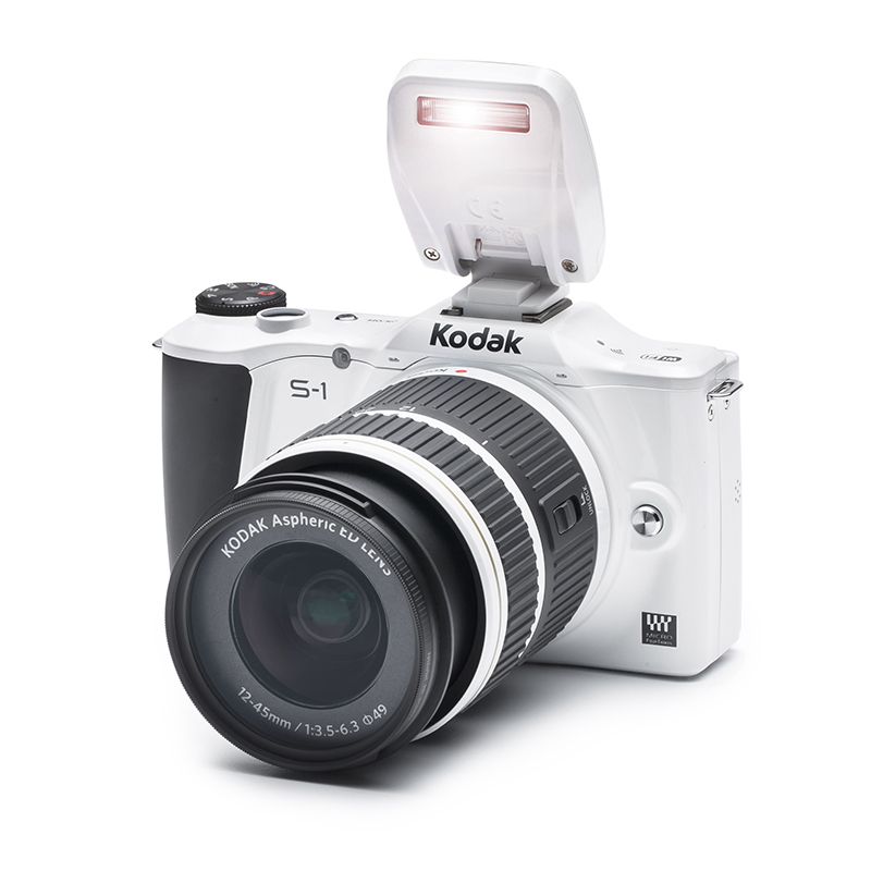 Kodak/柯达 S1(12-45,42.5-160mm)套机 白色 微单相机翻转屏带WIFI