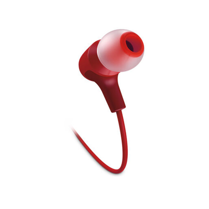 JBL E15 入耳式线控耳机 有线立体声音乐耳机 红色