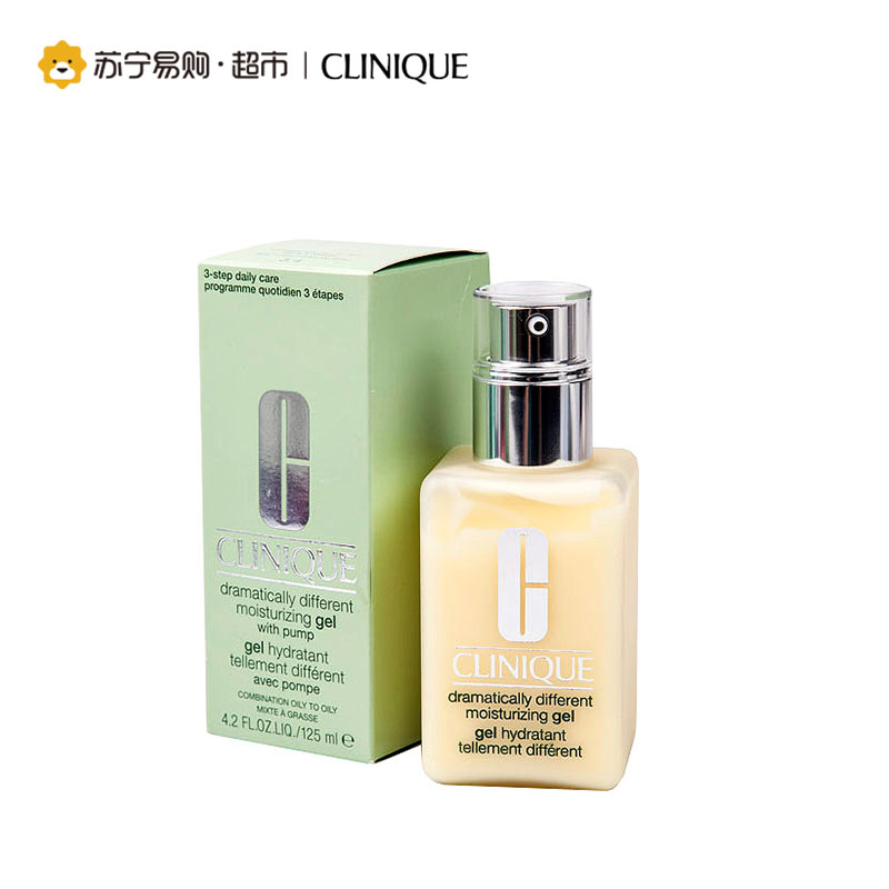 倩碧Clinique清爽控油润肤乳啫喱配方/125ml+眼部护理水凝霜5ml*2 清爽保湿