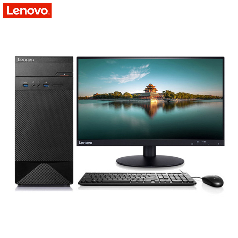 联想(Lenovo)3060 台式电脑 21.5英寸双超显示屏(G4400 4G 1T 集显 无光驱 wifi W10)