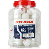得力(deli)风行F2390W乒乓球(白色)(60个/桶)