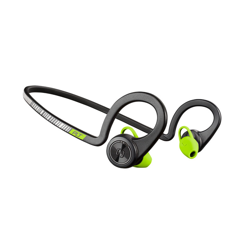 缤特力(Plantronics)BackBeat New Fit无线运动立体声蓝牙音乐耳机 通用型 双边耳挂 黑色高清大图