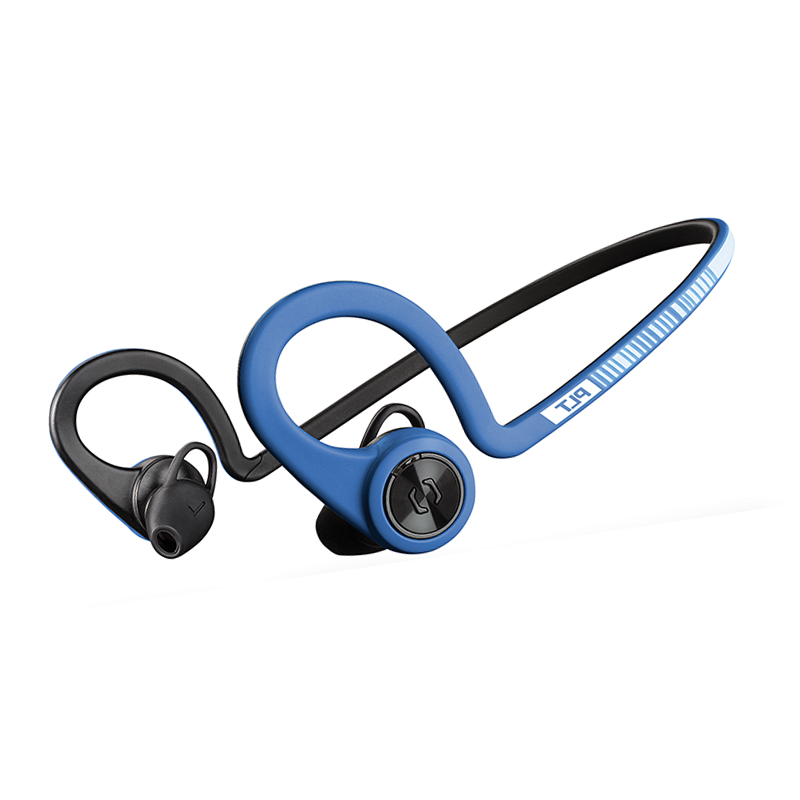 缤特力(Plantronics)BackBeat New Fit无线运动立体声蓝牙音乐耳机 通用型 双边耳挂 蓝色