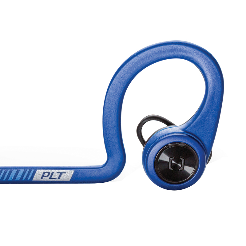 缤特力(Plantronics)BackBeat New Fit无线运动立体声蓝牙音乐耳机 通用型 双边耳挂 蓝色