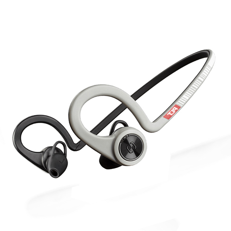 缤特力(Plantronics)BackBeat New Fit无线运动立体声蓝牙音乐耳机 通用型 双边耳挂 灰色