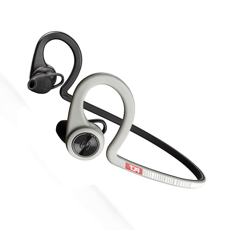 缤特力(Plantronics)BackBeat New Fit无线运动立体声蓝牙音乐耳机 通用型 双边耳挂 灰色