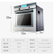 格兰仕嵌入式电烤箱 KAS2UTUC-03B 65L 不锈钢+黑晶钢化玻璃面板