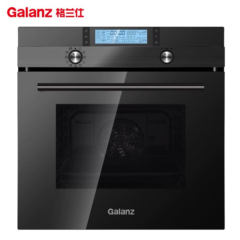 格兰仕嵌入式电烤箱 KAS2UTUC-03C 65L 黑晶钢化玻璃面板图片