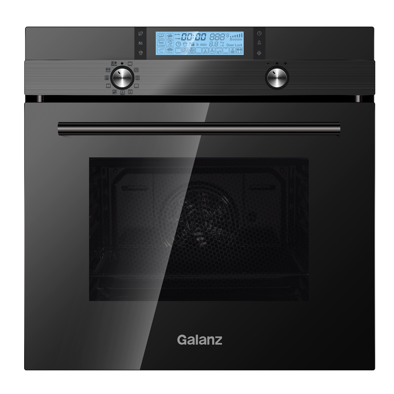 格兰仕嵌入式电烤箱 KAS2UTUC-03C 65L 黑晶钢化玻璃面板高清大图