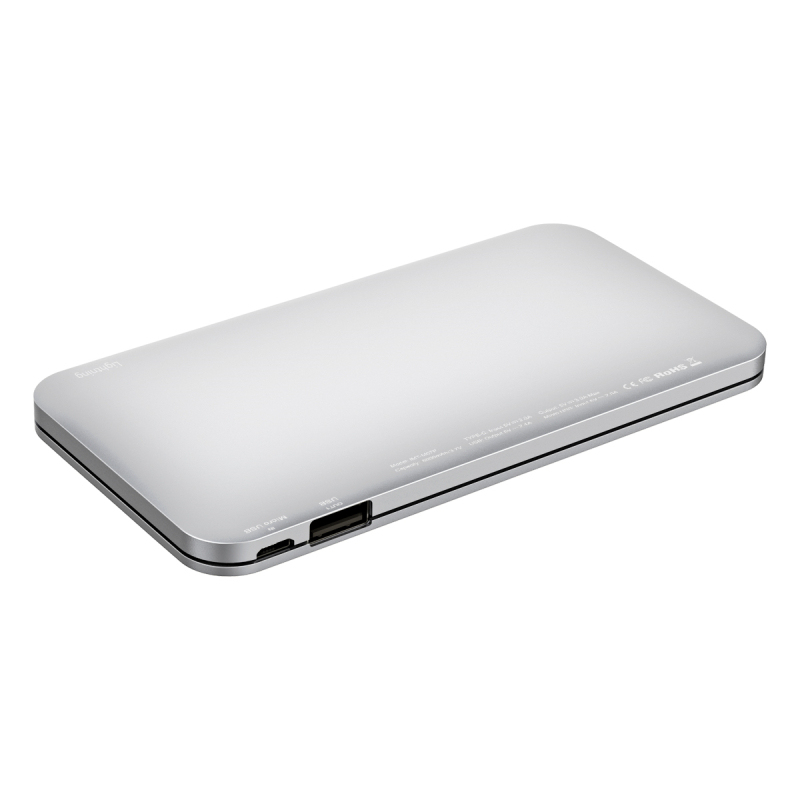 倍思星曜系列移动电源 5000MAH L+M配长50CM黑色铝壳款苹果数据线