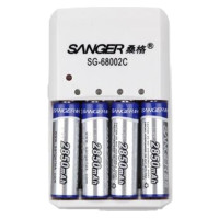 桑格(SANGER)AA5号电池4节套装数码电池 4四节标套充 2850MAH标准套