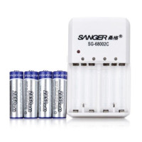 桑格(SANGER)AA5号电池4节套装数码电池 4四节标套充 2850MAH标准套