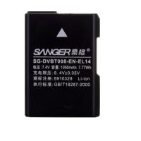 桑格EN-EL14电池 适用尼康D5200 D5300 D5500 D5600 D3300 D3200 D3100