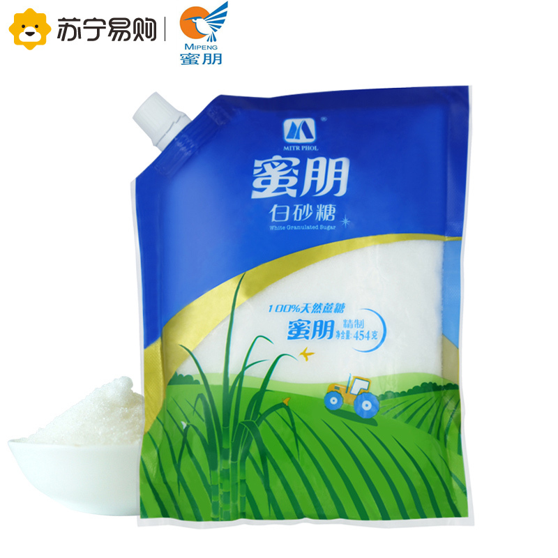 蜜朋(MIPENG) 精制白砂糖454g