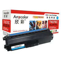 欣彩（Anycolor）TN-376粉盒（专业版）AR-TN376C蓝色墨粉盒 适用兄弟HL-L9200CDW