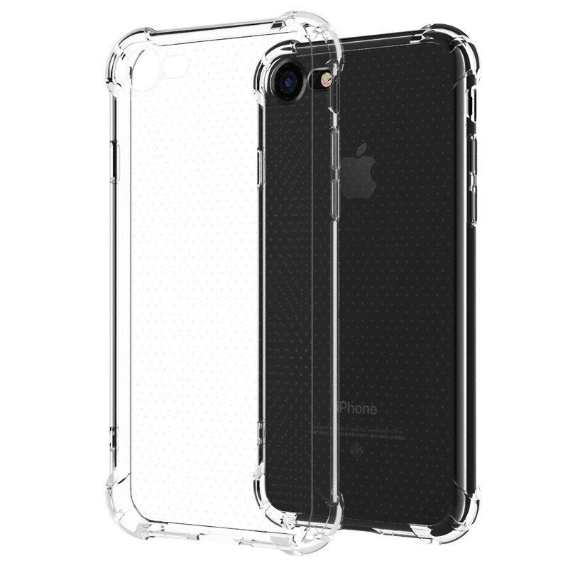 ESCASE 苹果8 iPhone8 手机壳 iphone7壳膜通用套装 含高透防爆钢化膜 苹果8/7玻璃膜 男女款