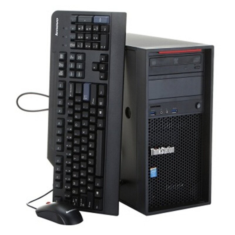 联想(ThinkStation)P300工作站 19.5英寸液晶显示器（G3240/4G/500GB/集显/双核）机箱