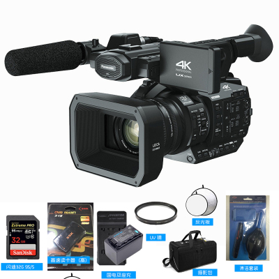 松下(Panasonic) AG-UX90MC 4K手持高清数码摄像机 专业摄像机 3.5英寸屏 859W有效像素