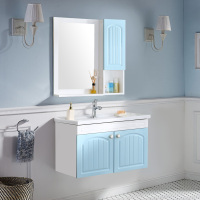 JOMOO九牧 浴室柜实木浴室柜组合洗脸盆洗漱台洗手池A2182含龙头