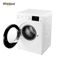 惠而浦(Whirlpool) 静静Jingjing 8公斤 中途添衣 筒自洁 全自动 洗脱一体 滚筒洗衣机 (全球白)