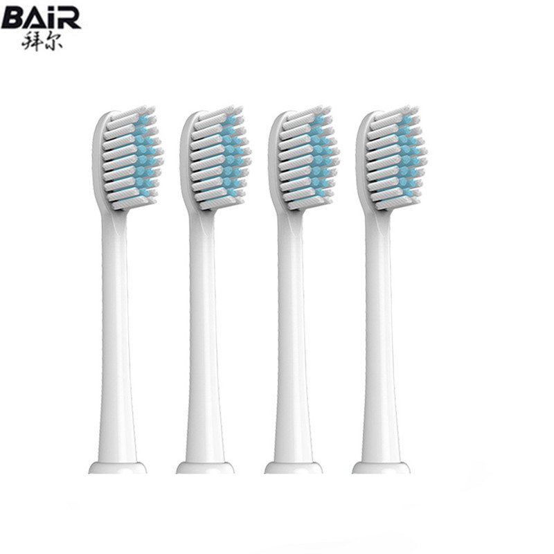 拜尔(BAIR)原装电动牙刷头软毛刷头X5配套刷头 天蓝色
