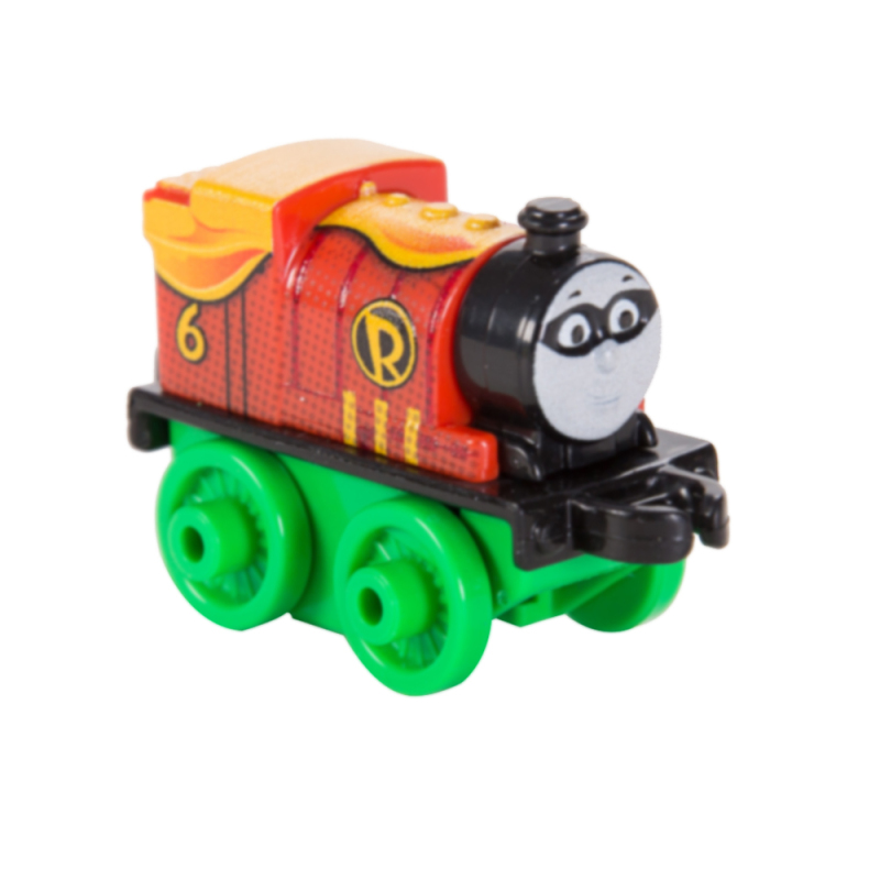 Thomas & Friends 托马斯和朋友之迷你小火车九辆车(超级英雄主题)动漫玩具DMN18