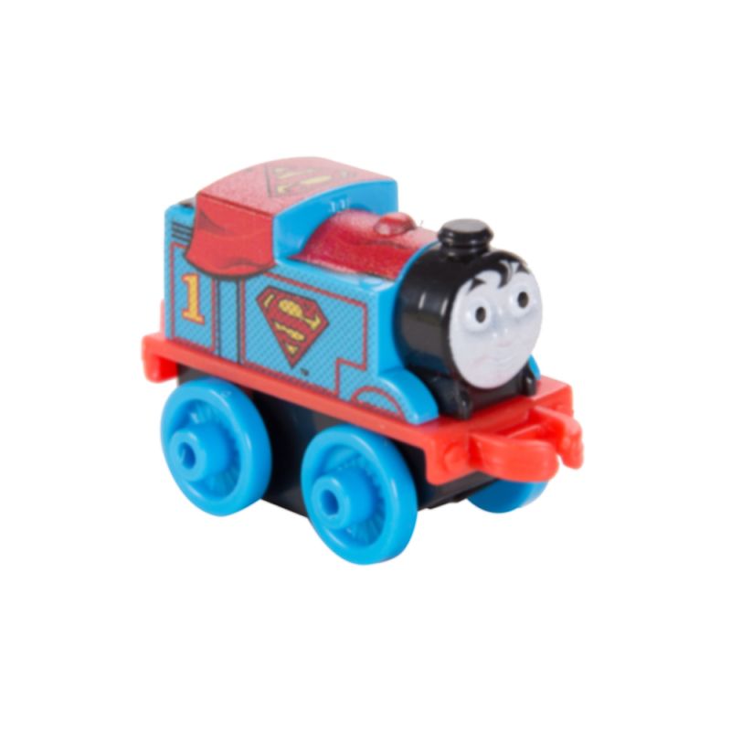 Thomas & Friends 托马斯和朋友之迷你小火车九辆车(超级英雄主题)动漫玩具DMN18