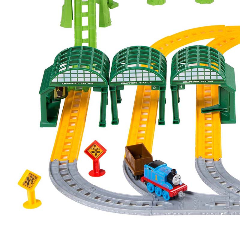 【苏宁自营】Thomas & Friends 托马斯和朋友之纳普福特火车站豪华套装DNR41塑料材质适合三岁以上