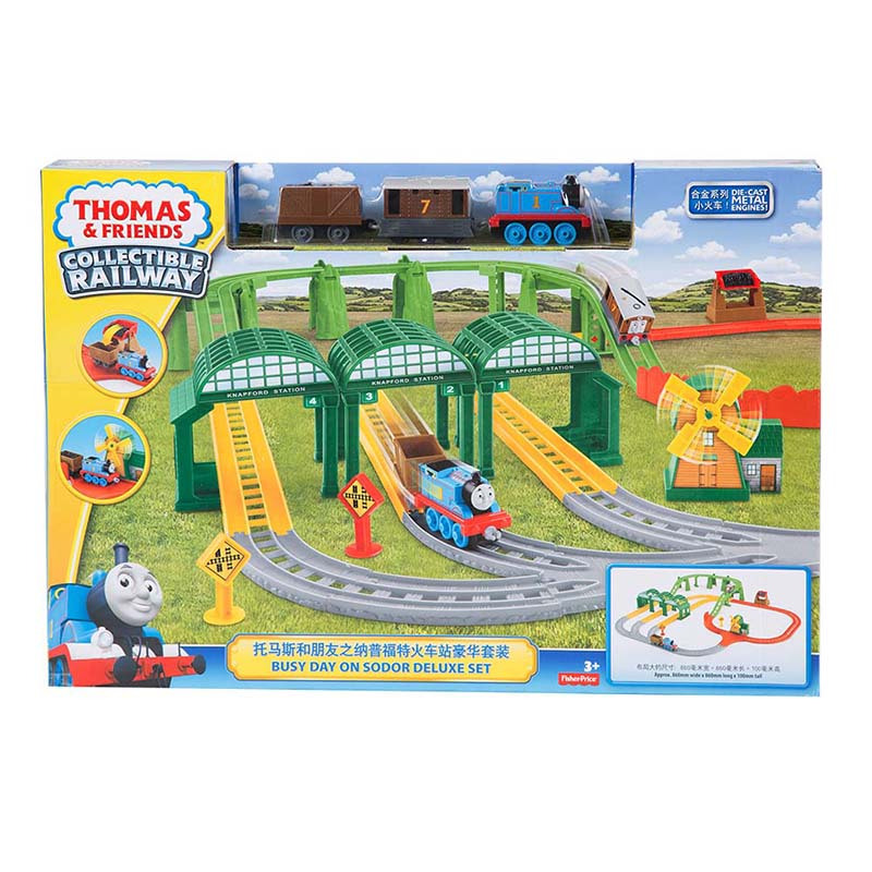 【苏宁自营】Thomas & Friends 托马斯和朋友之纳普福特火车站豪华套装DNR41塑料材质适合三岁以上